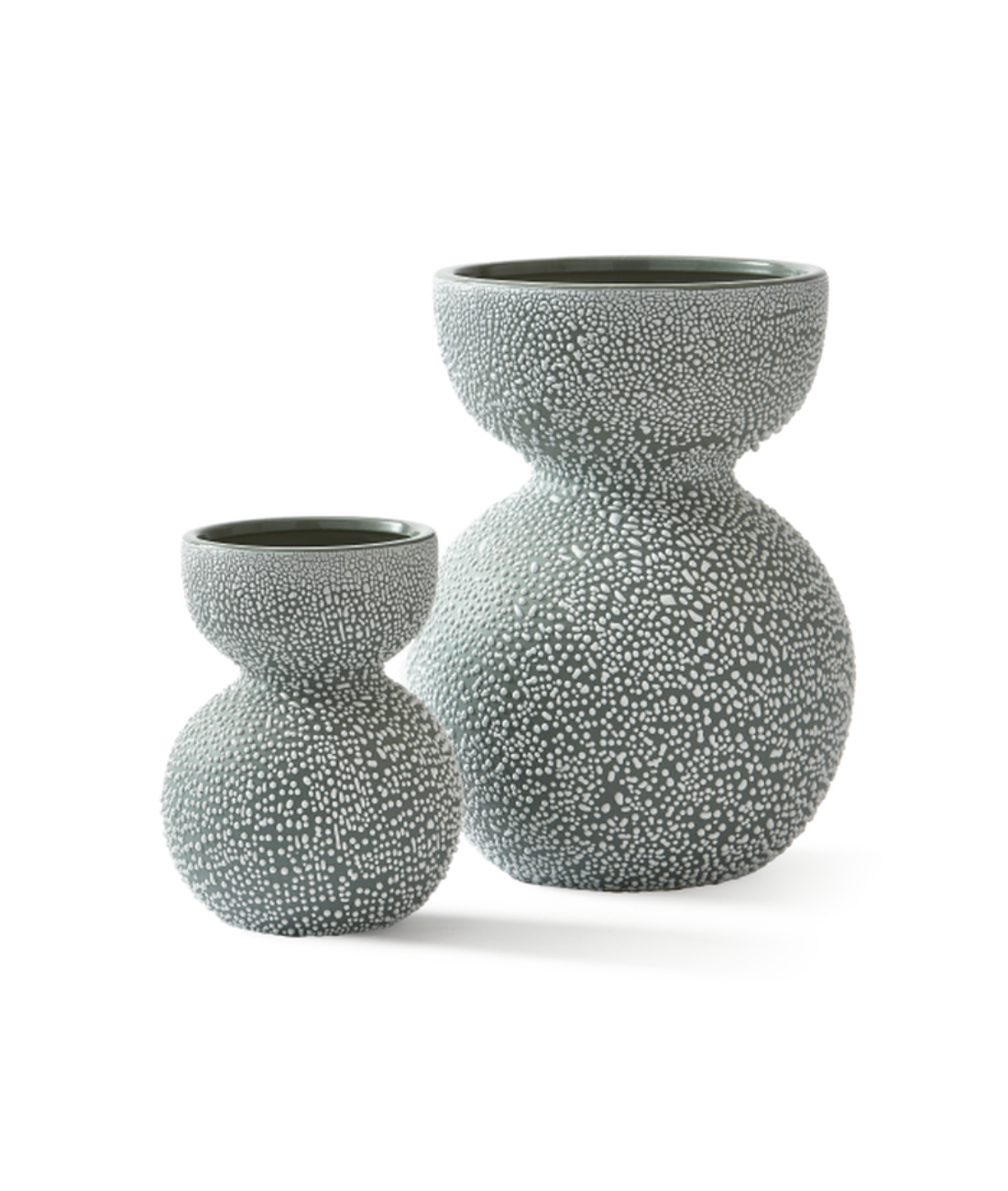BOOLB DOTS Vase grün