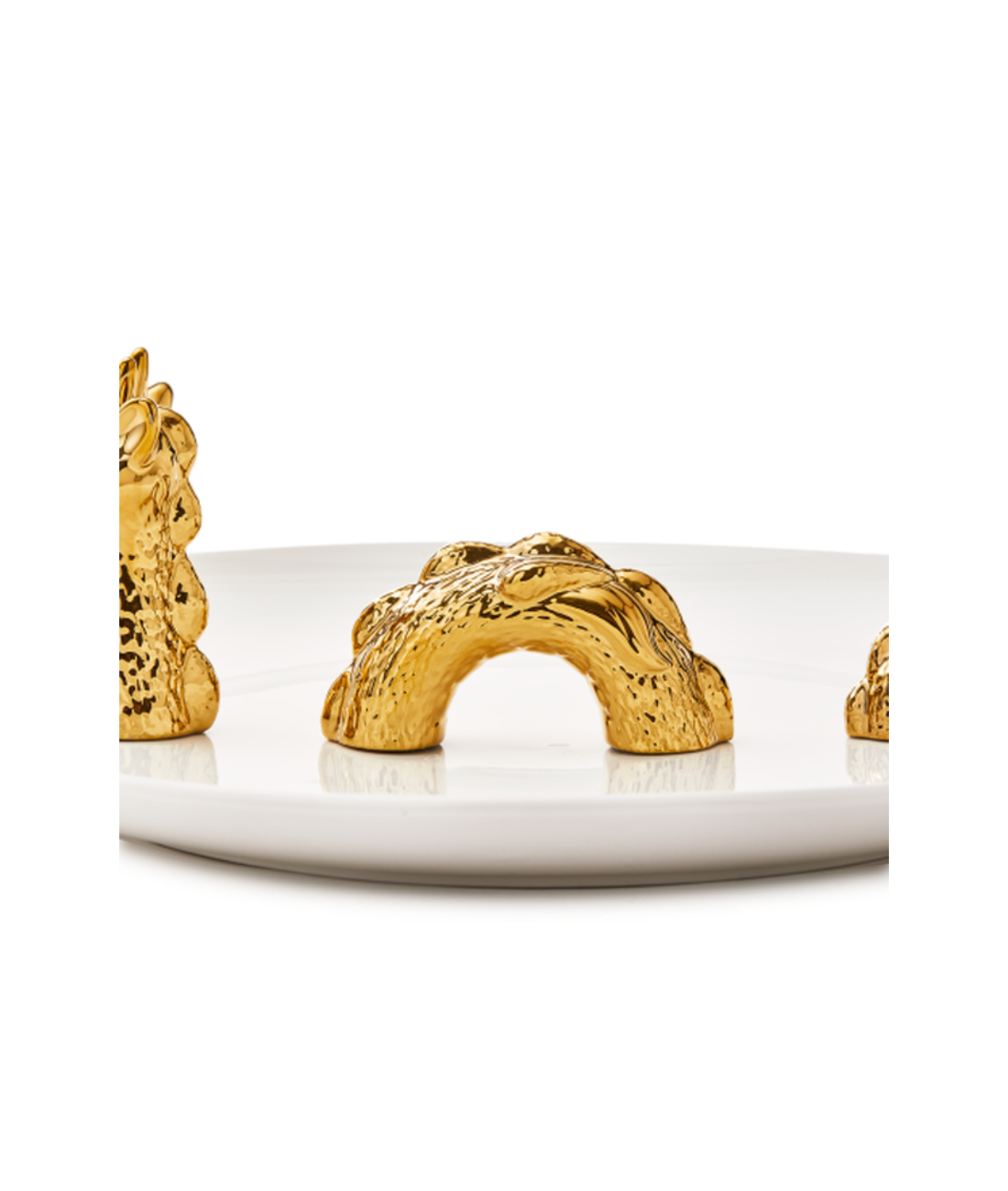 Dekoteller DRACHE gold