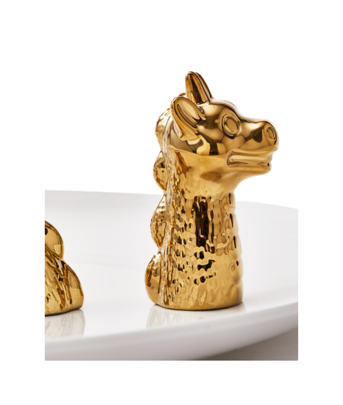 Dekoteller DRACHE gold