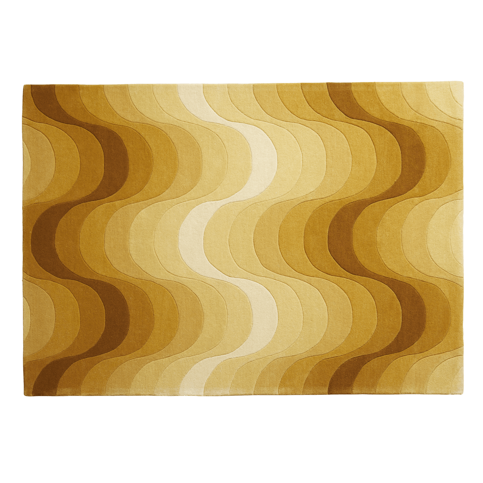 Dywan WAVE RUG karmelowy Verpan    Eye on Design