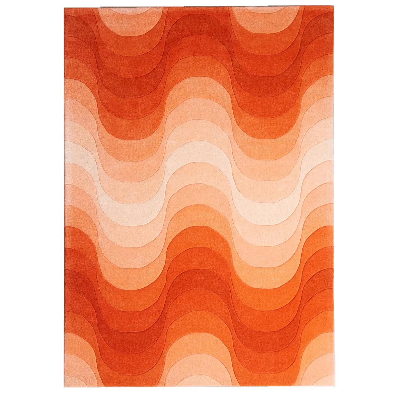 Dywan WAVE RUG pomarańczowy Verpan    Eye on Design