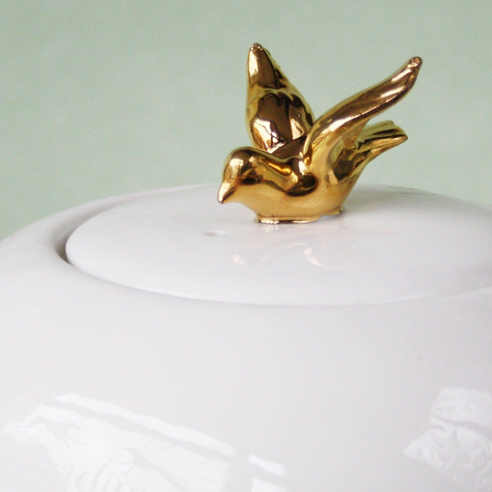 Dzbanek FREEDOM BIRD biała porcelana Pols Potten    Eye on Design