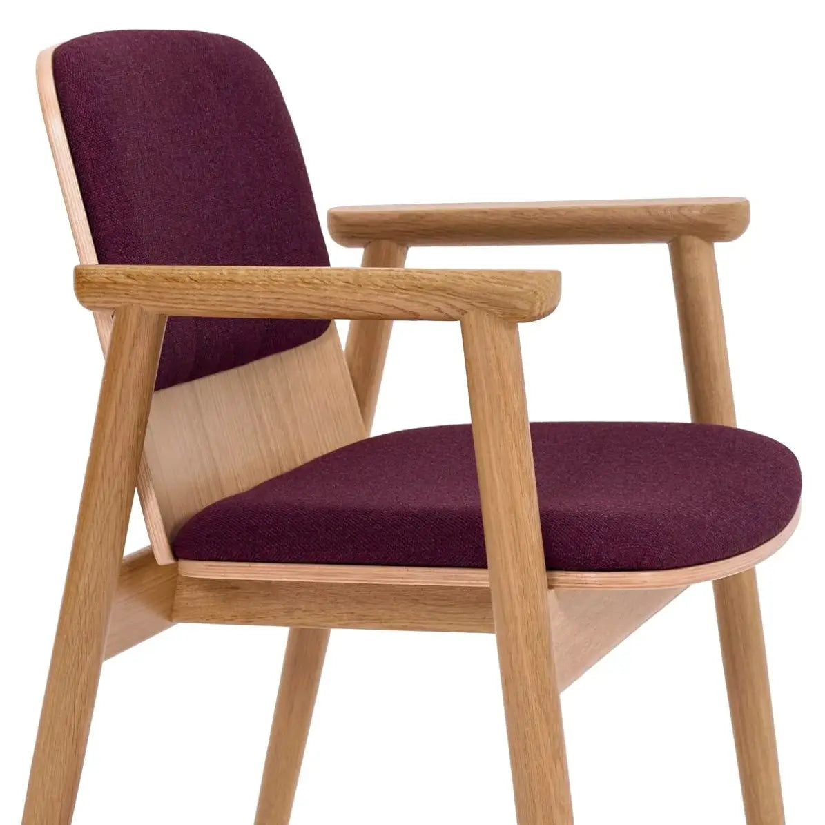 Chair with armrests prop B-4395 Upholstered