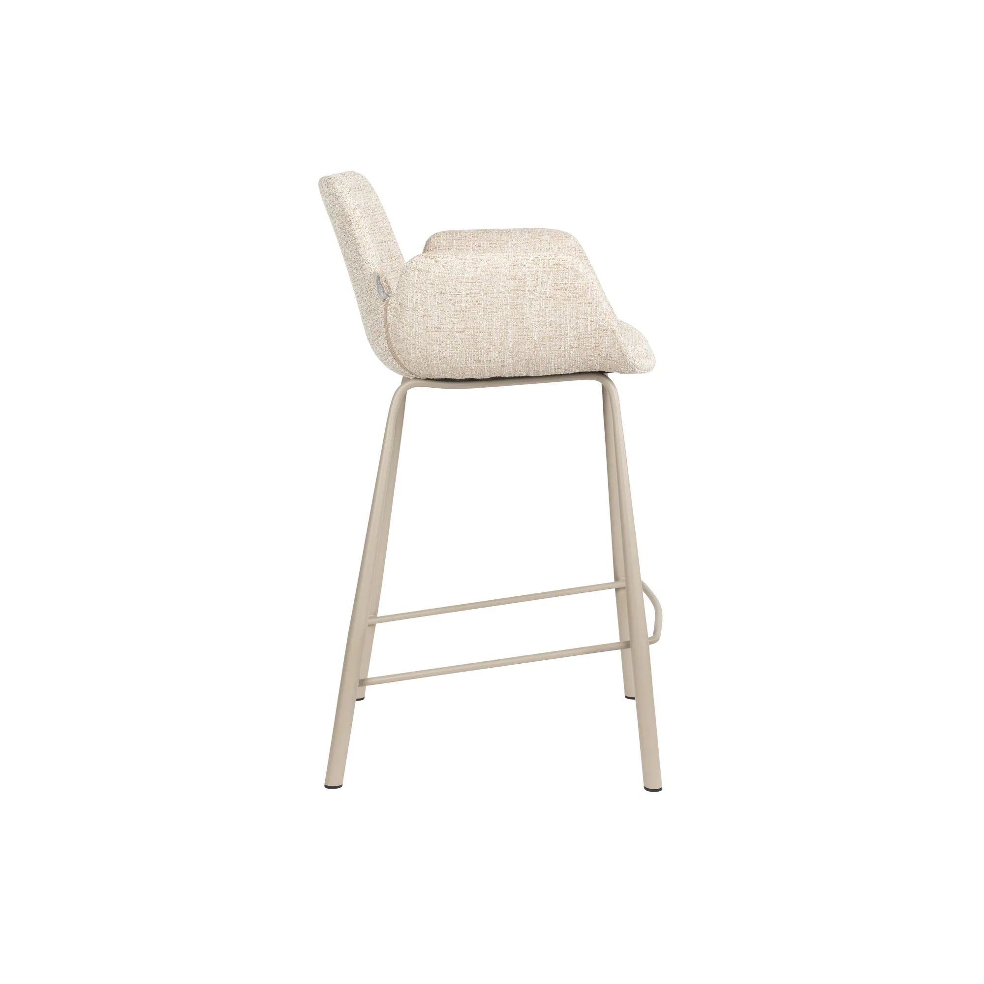 BRIT Bar Stool in Beige Melange