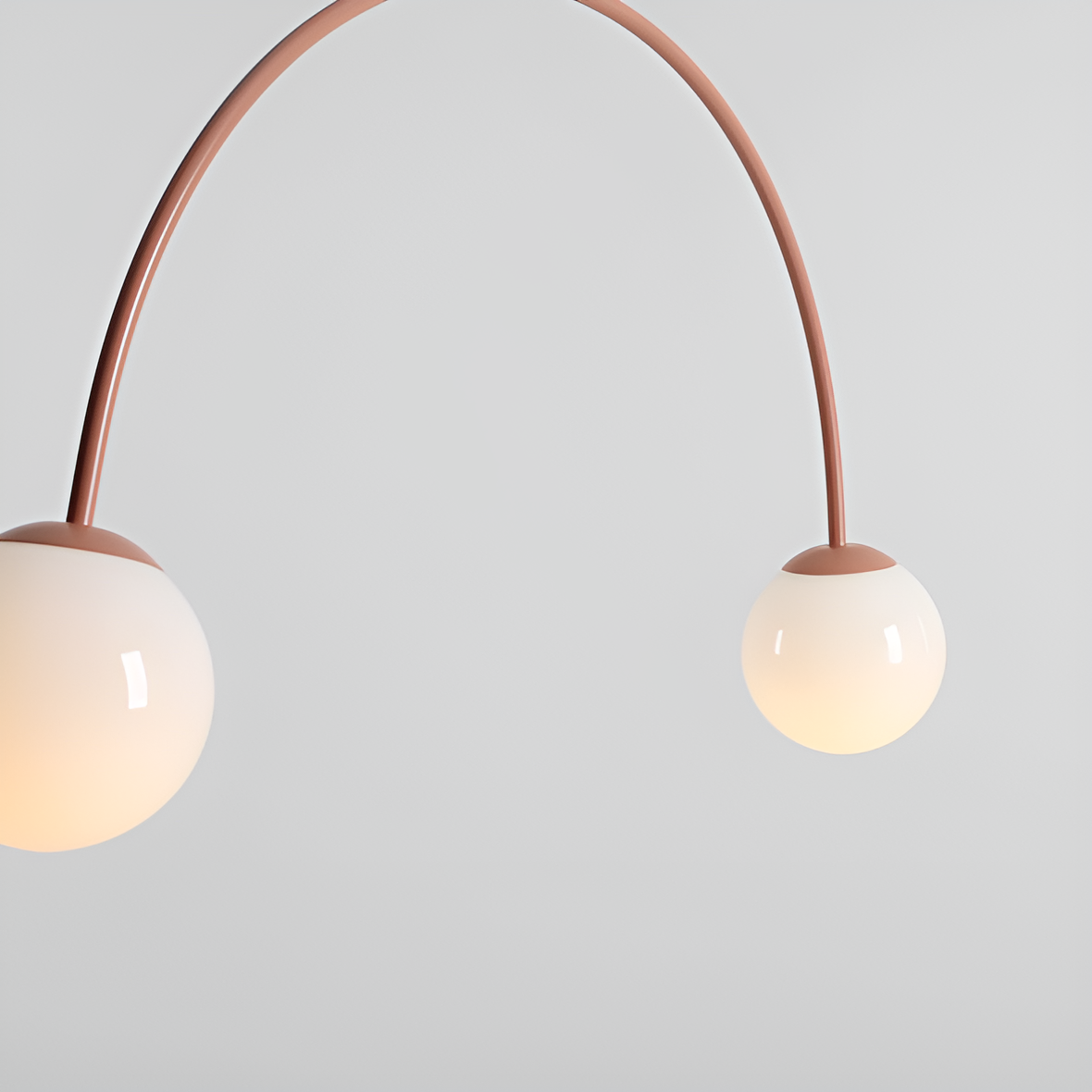 Lampa wisząca UNA koralowy