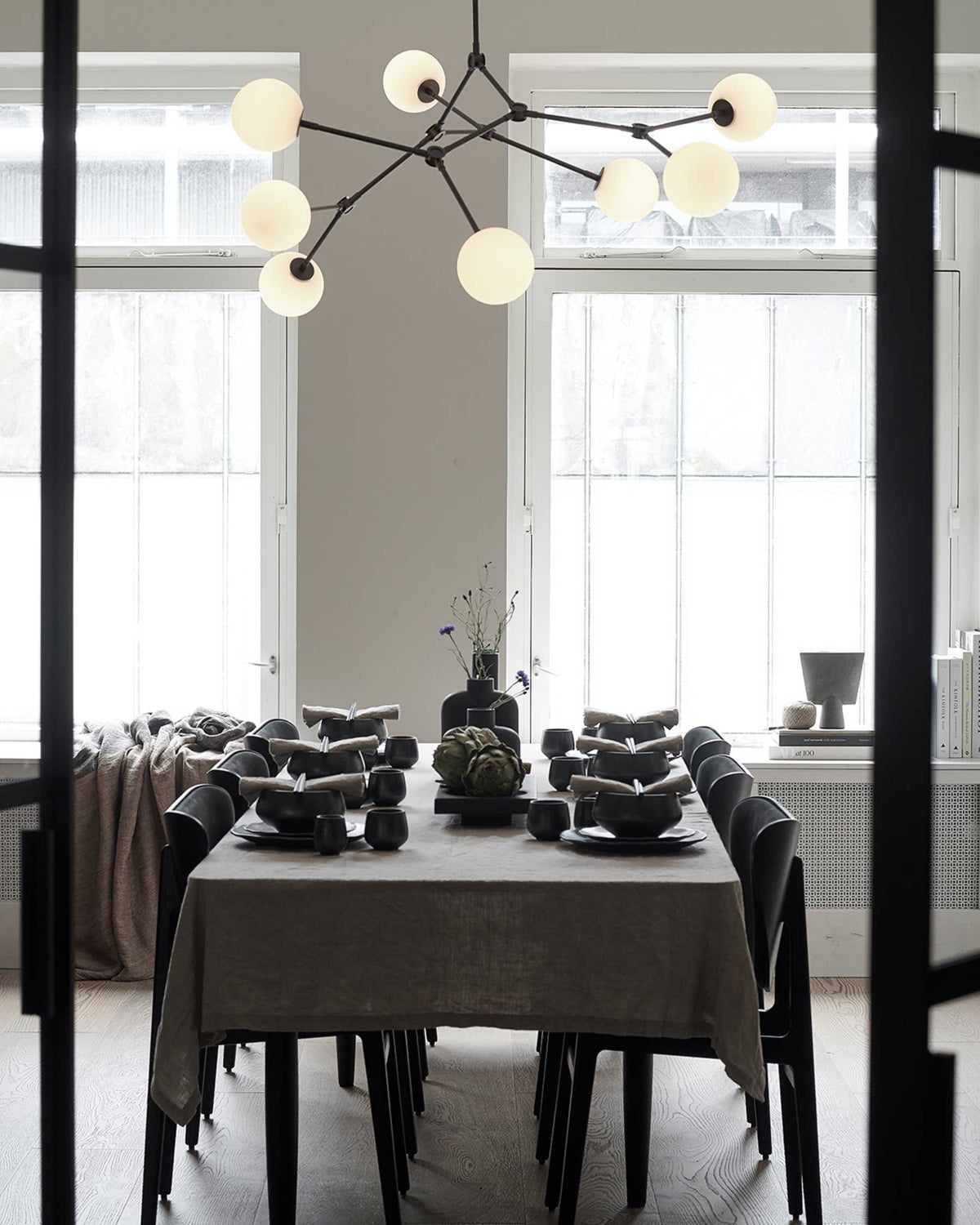DROP BULP gray pendant lamp