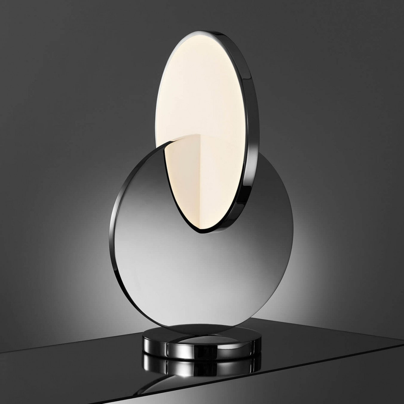ECLIPSE Chrome Table Lamp