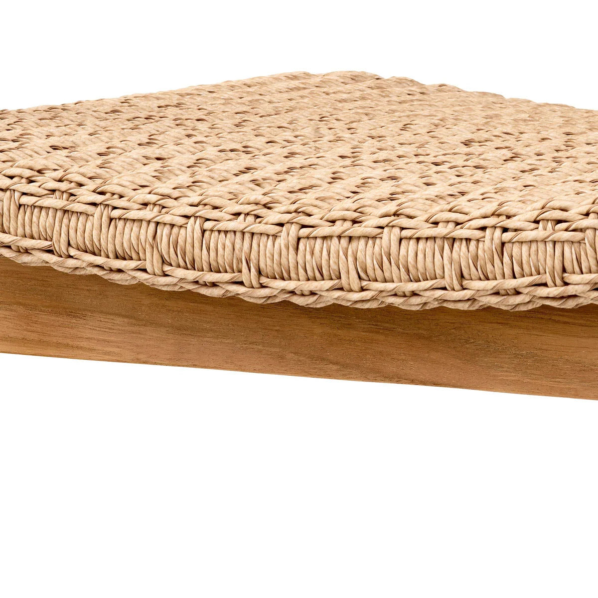 Outdoor chair DONATO teak wood with weaving