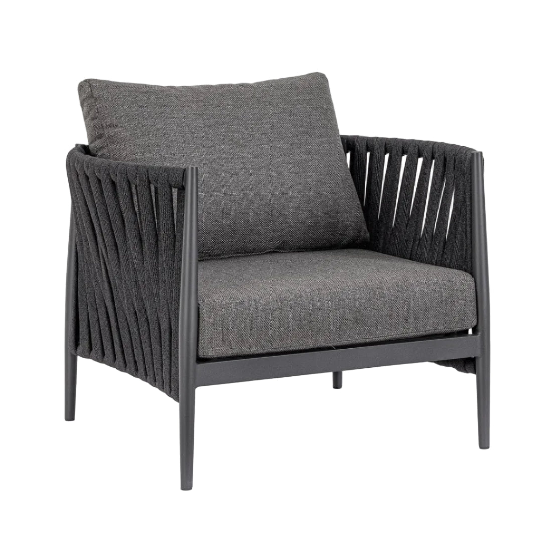 Outdoor armchair JACINTA in anthracite