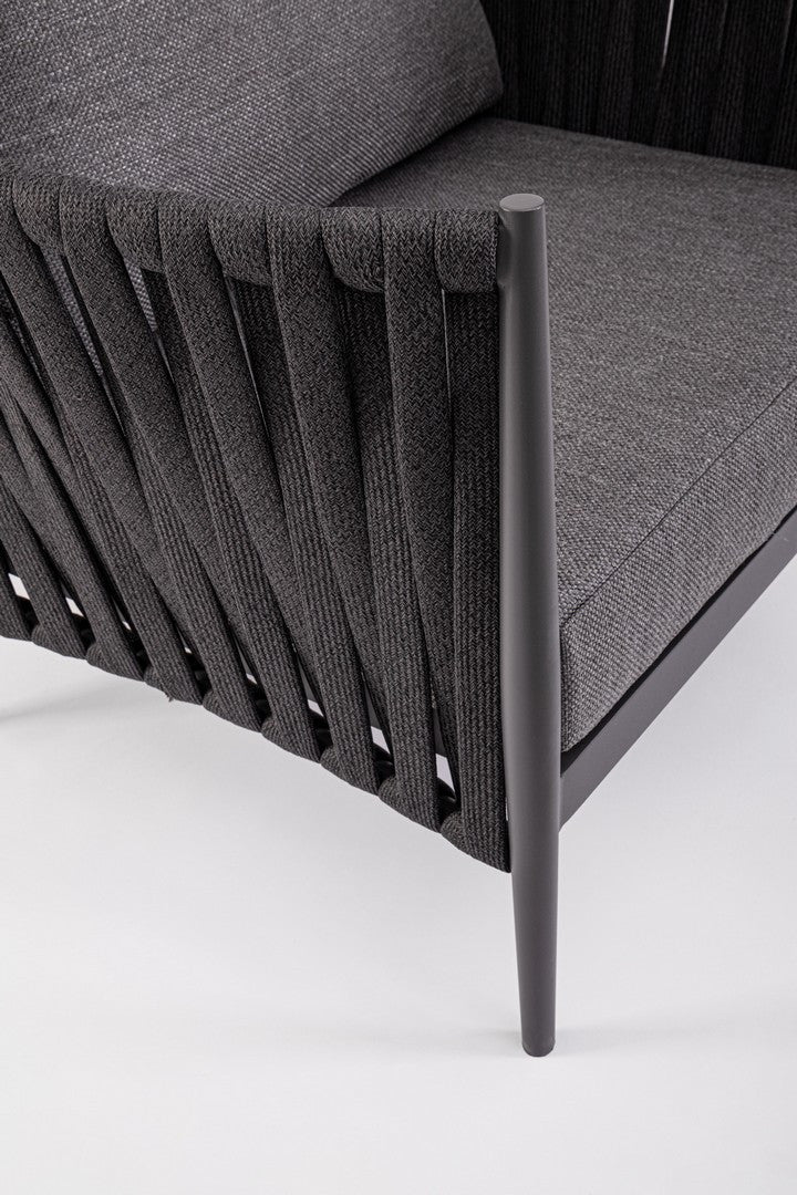 Outdoor armchair JACINTA in anthracite