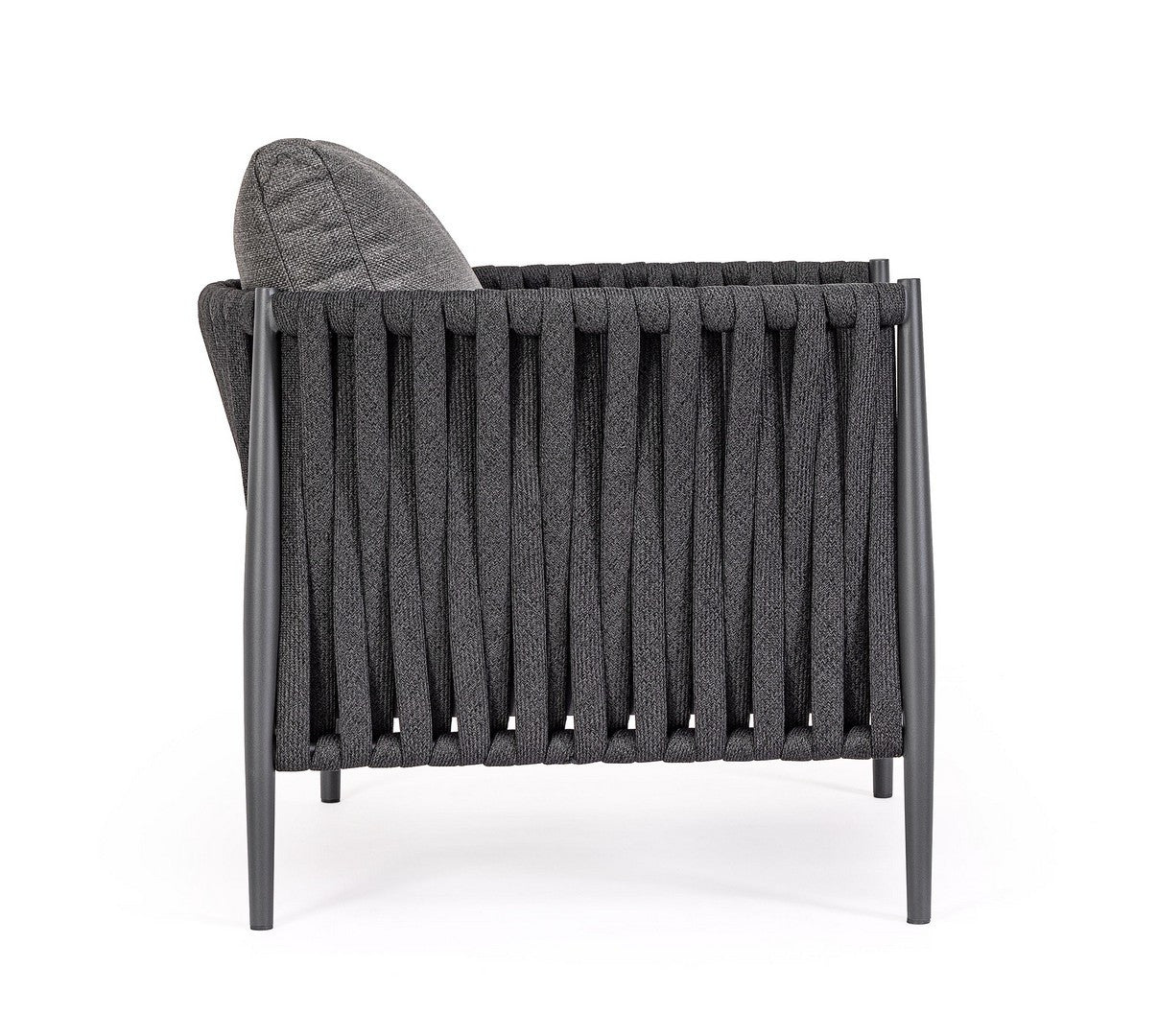 Outdoor armchair JACINTA in anthracite