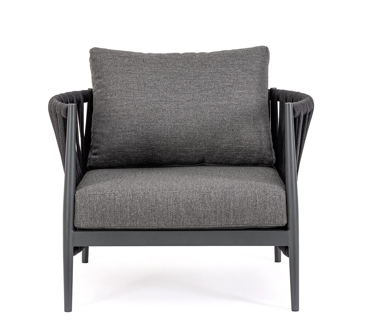 Outdoor armchair JACINTA in anthracite