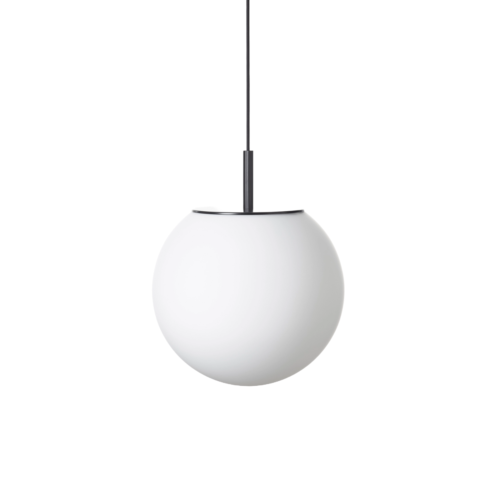 Hanging lamp sphere matte glass