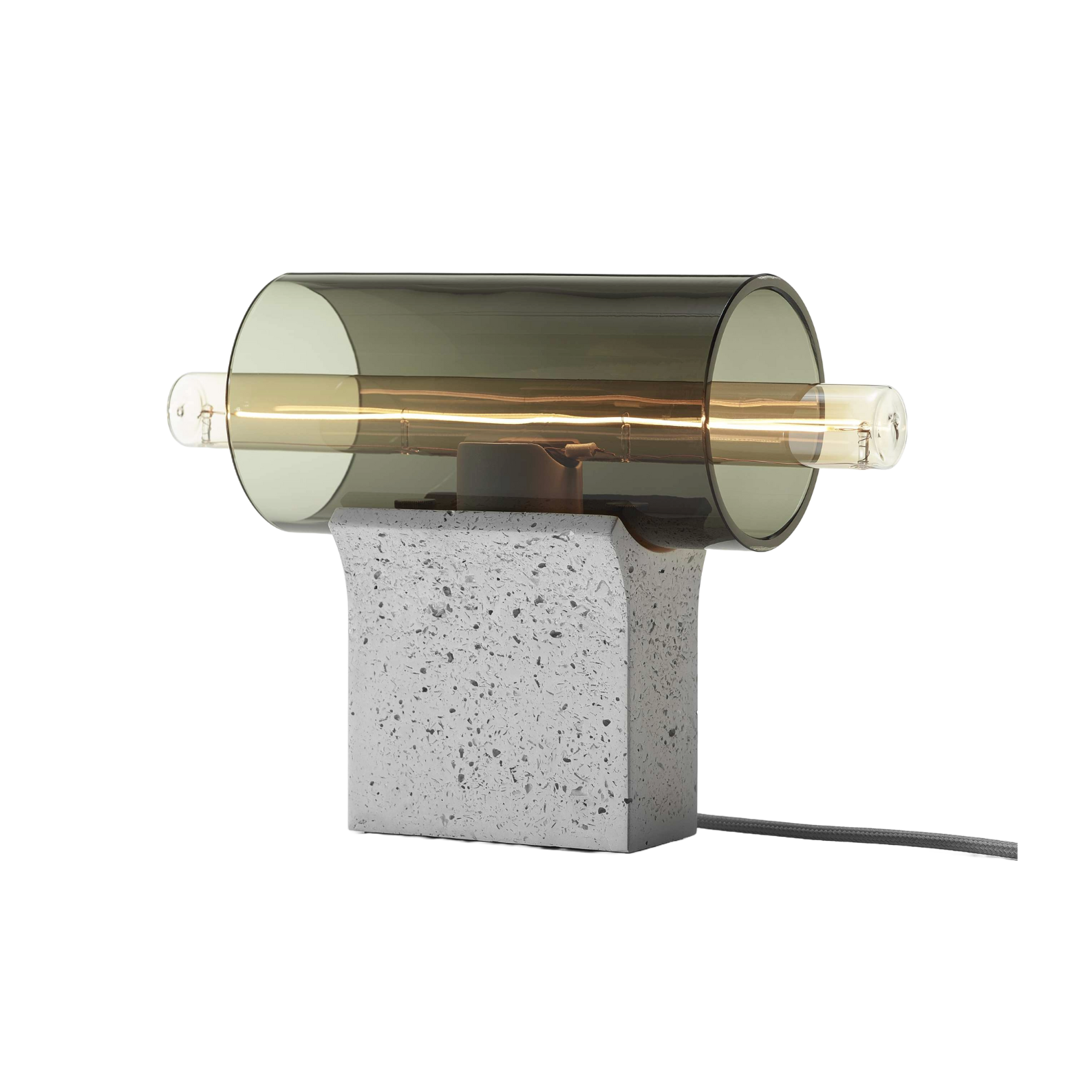 Overlay table lamp concrete