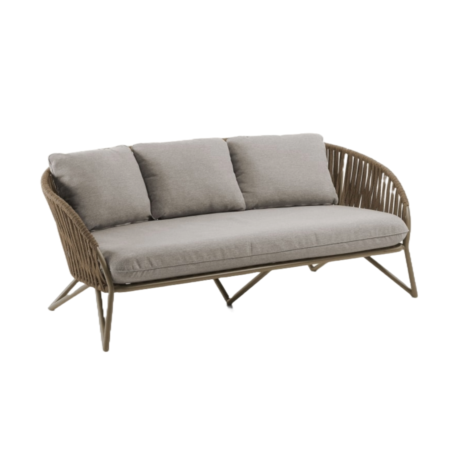 Sofa ogrodowa BRANZIE brązowy