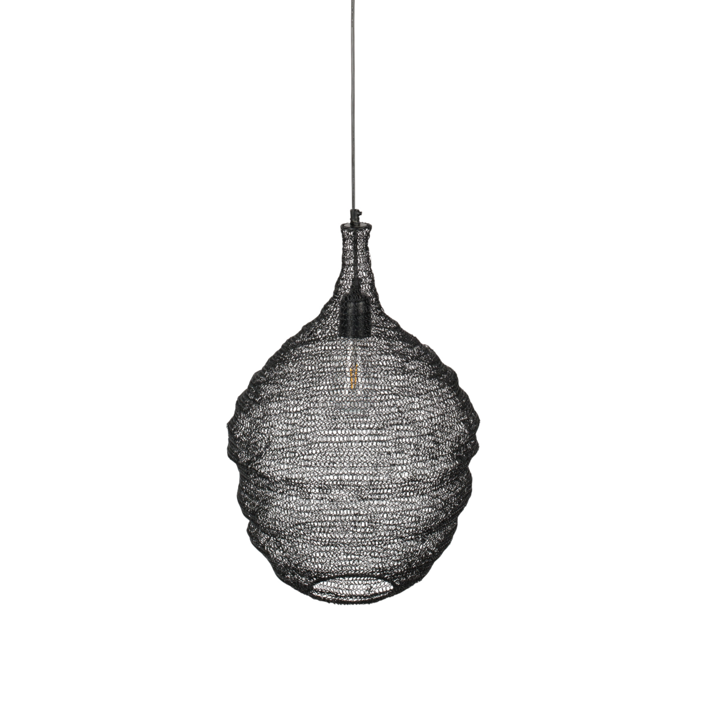 Lena black hanging lamp