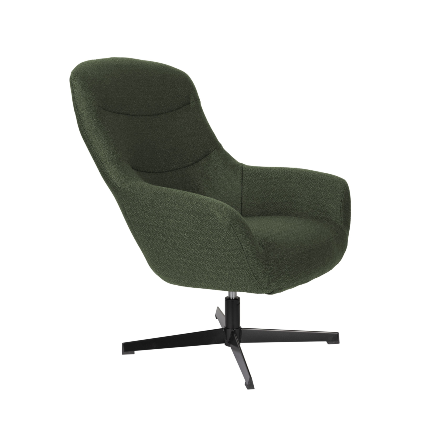 Yuki green swivel chair