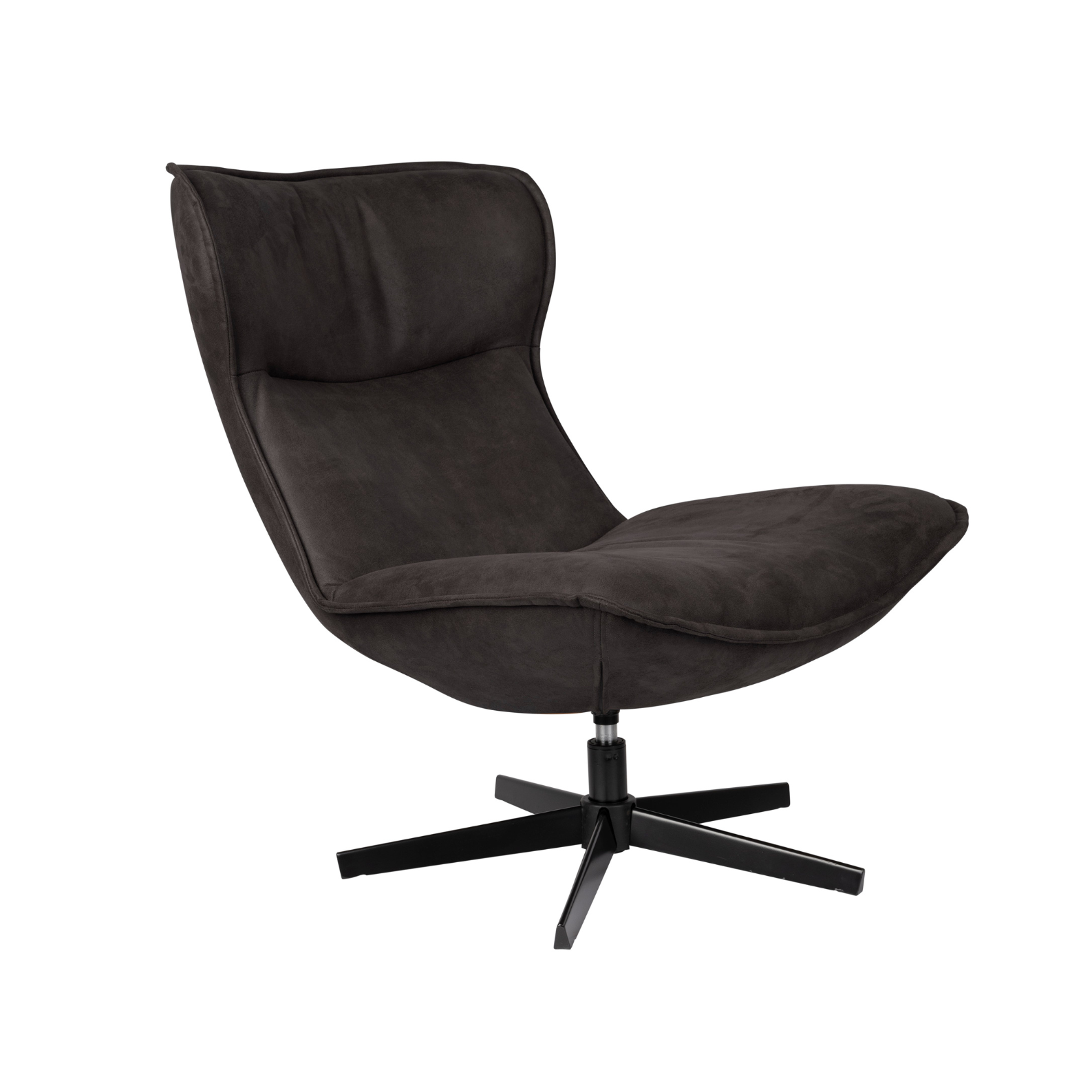 John anthracite swivel chair