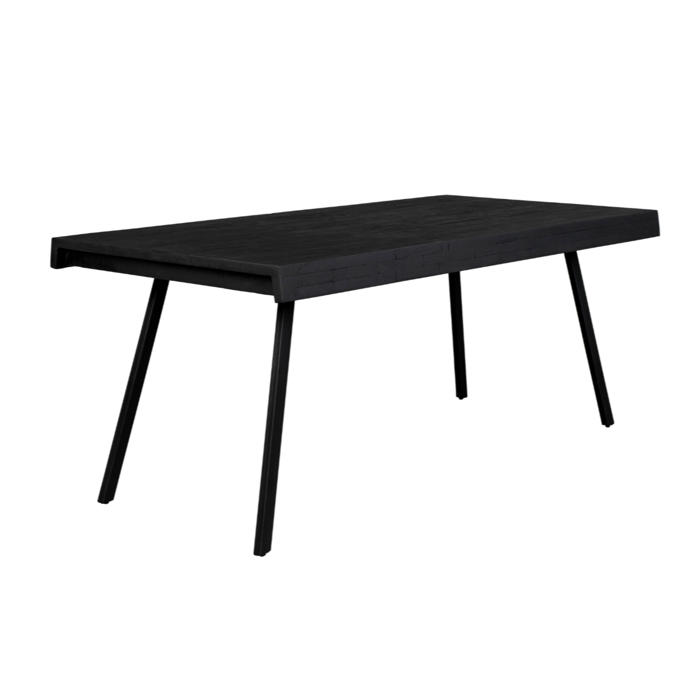 Suri table black teach wood