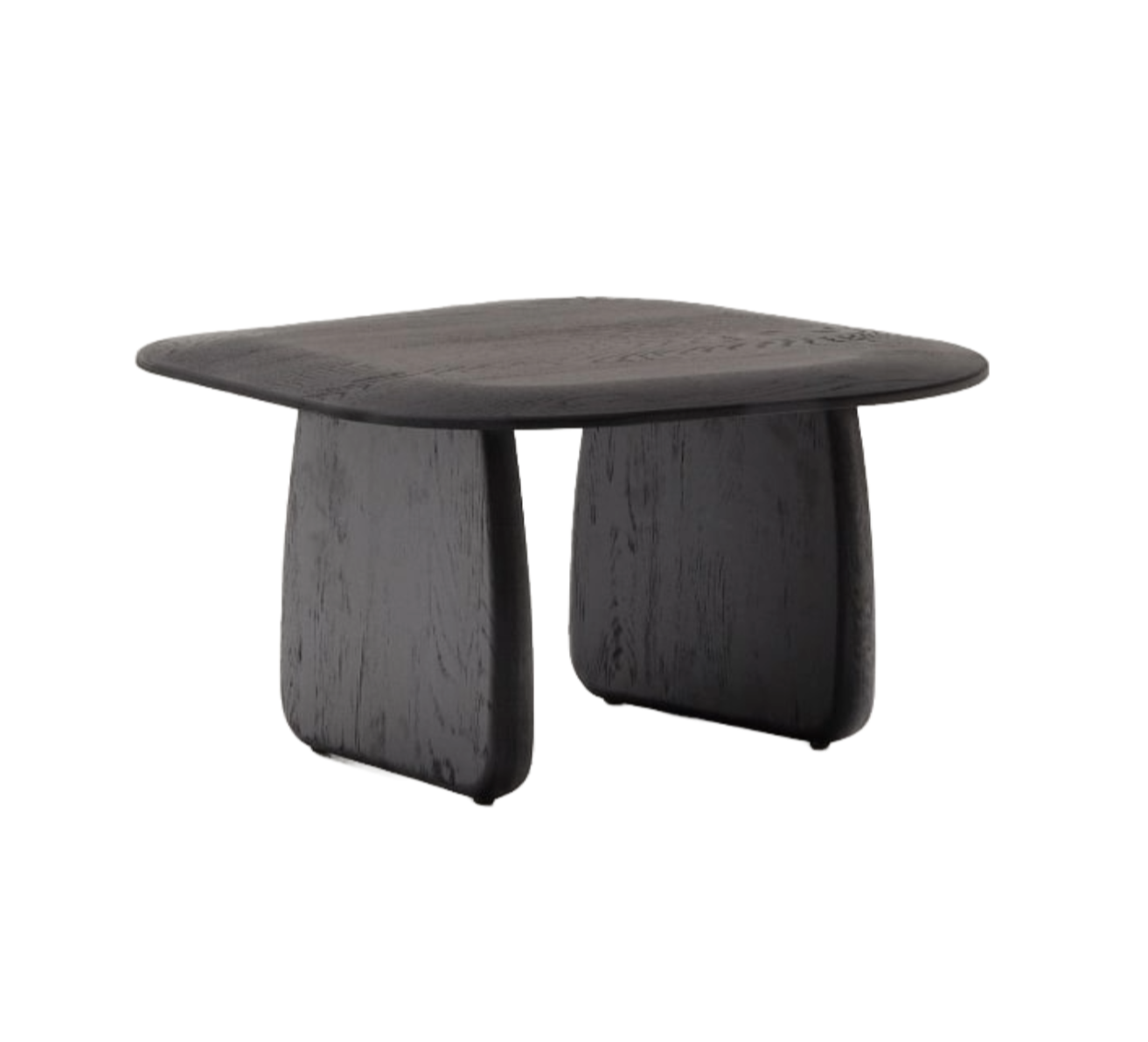 Pirita side table black oak wood