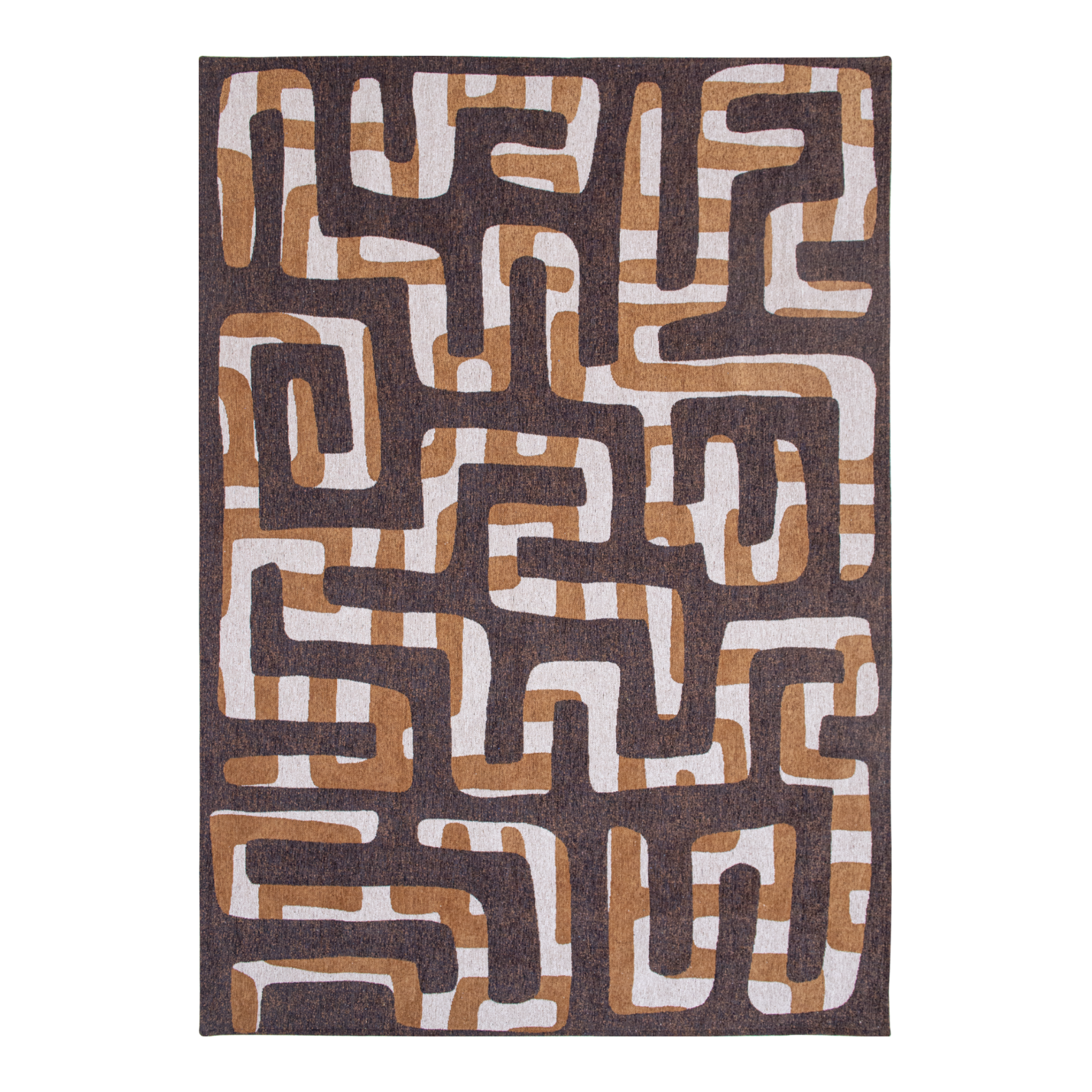 Cuba bison rug brown