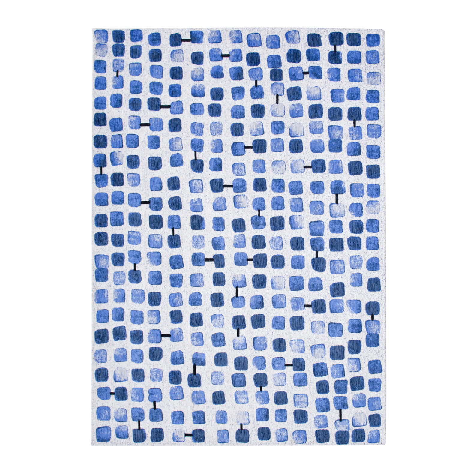 Cobblestone rug Amparo Blues blue