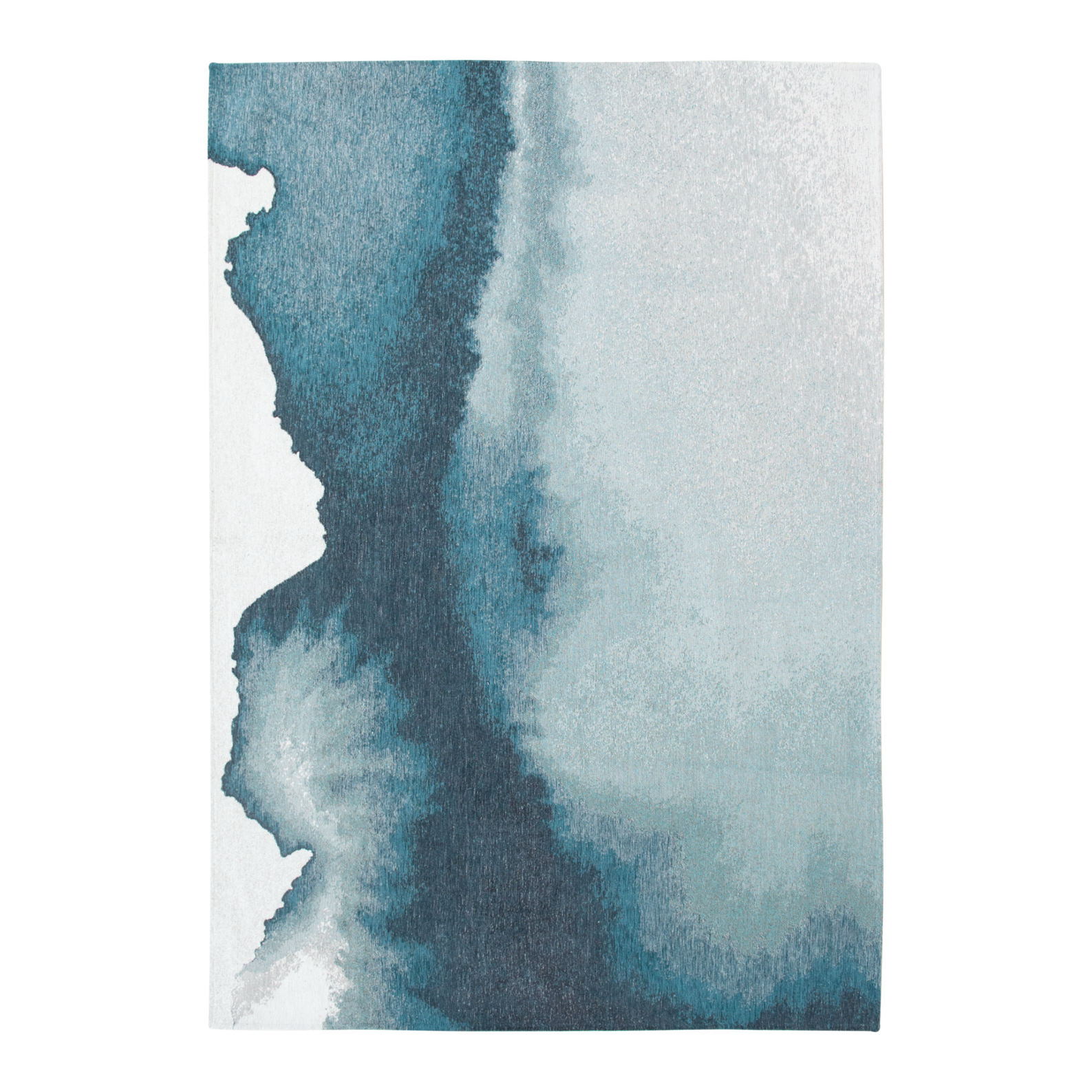 Lagoon rug inkjet blue