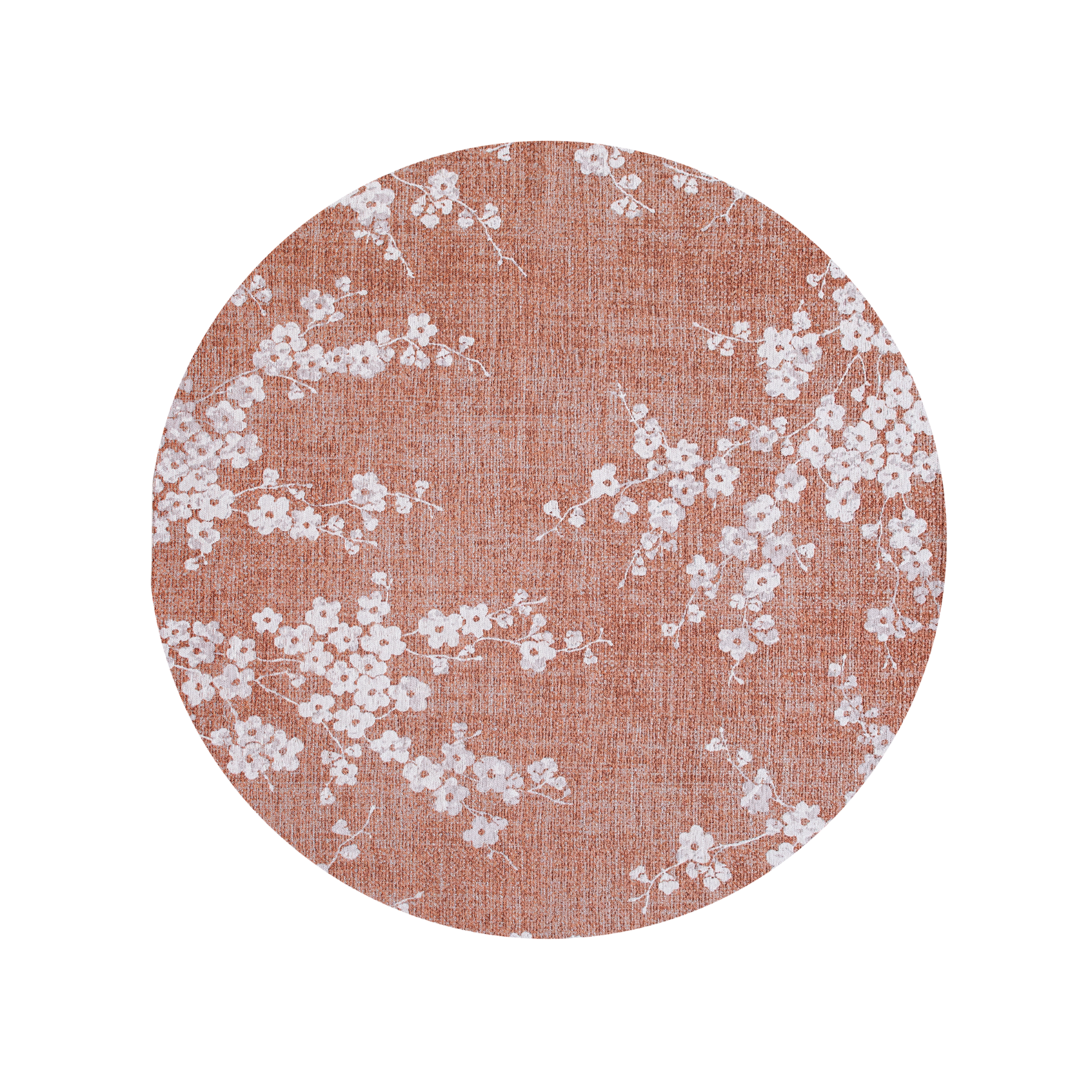 Round rug Sakura Copper Pink pink