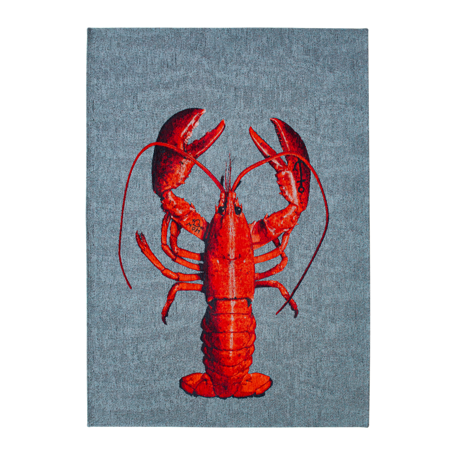 Pop lobster rug Steam Red red