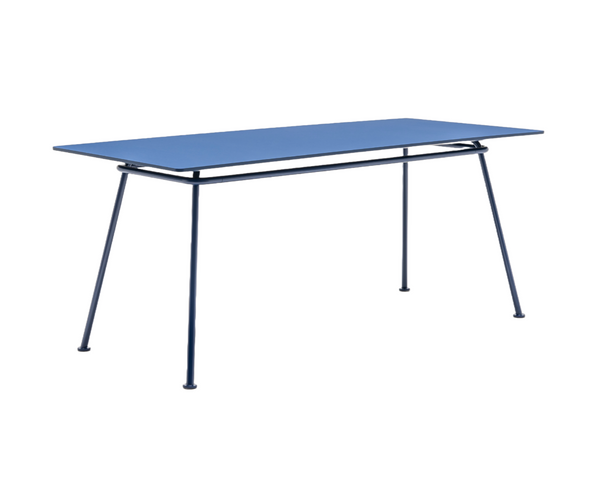 New school rectangular table metal base