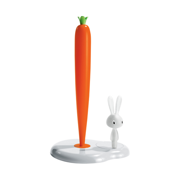 Bunny & Carrot white paper towel stand