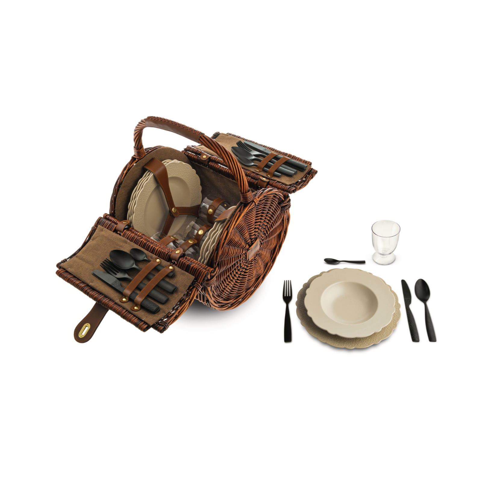 Brown dressed picnic kit