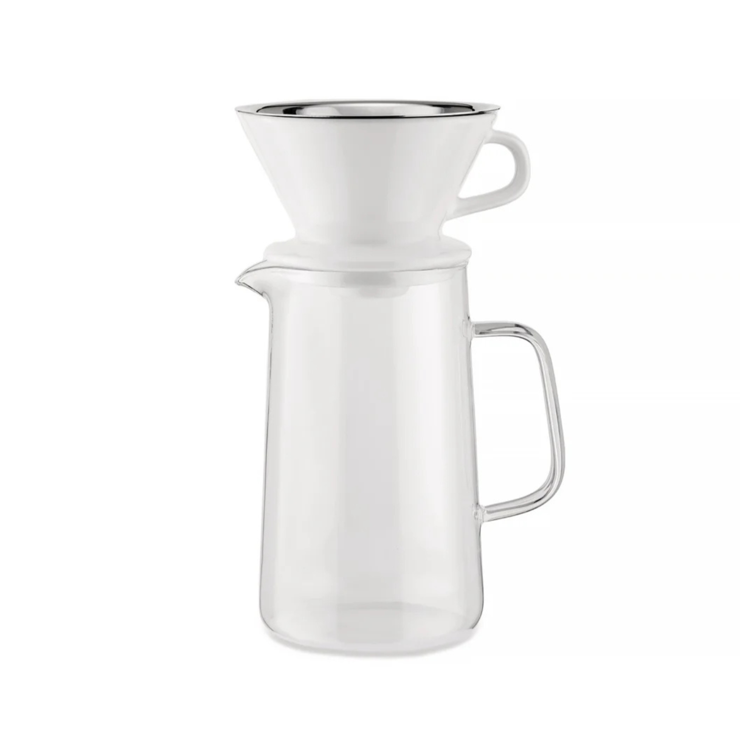 Slow coffee jug of coffee heat -resistant glass