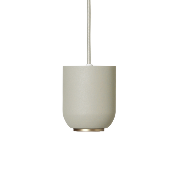 Hanging lamp Bell light gray