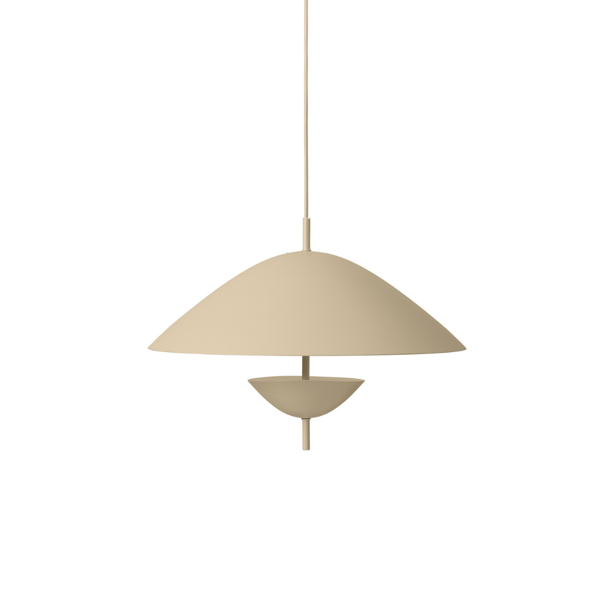 Beige ice -beige hanging lamp