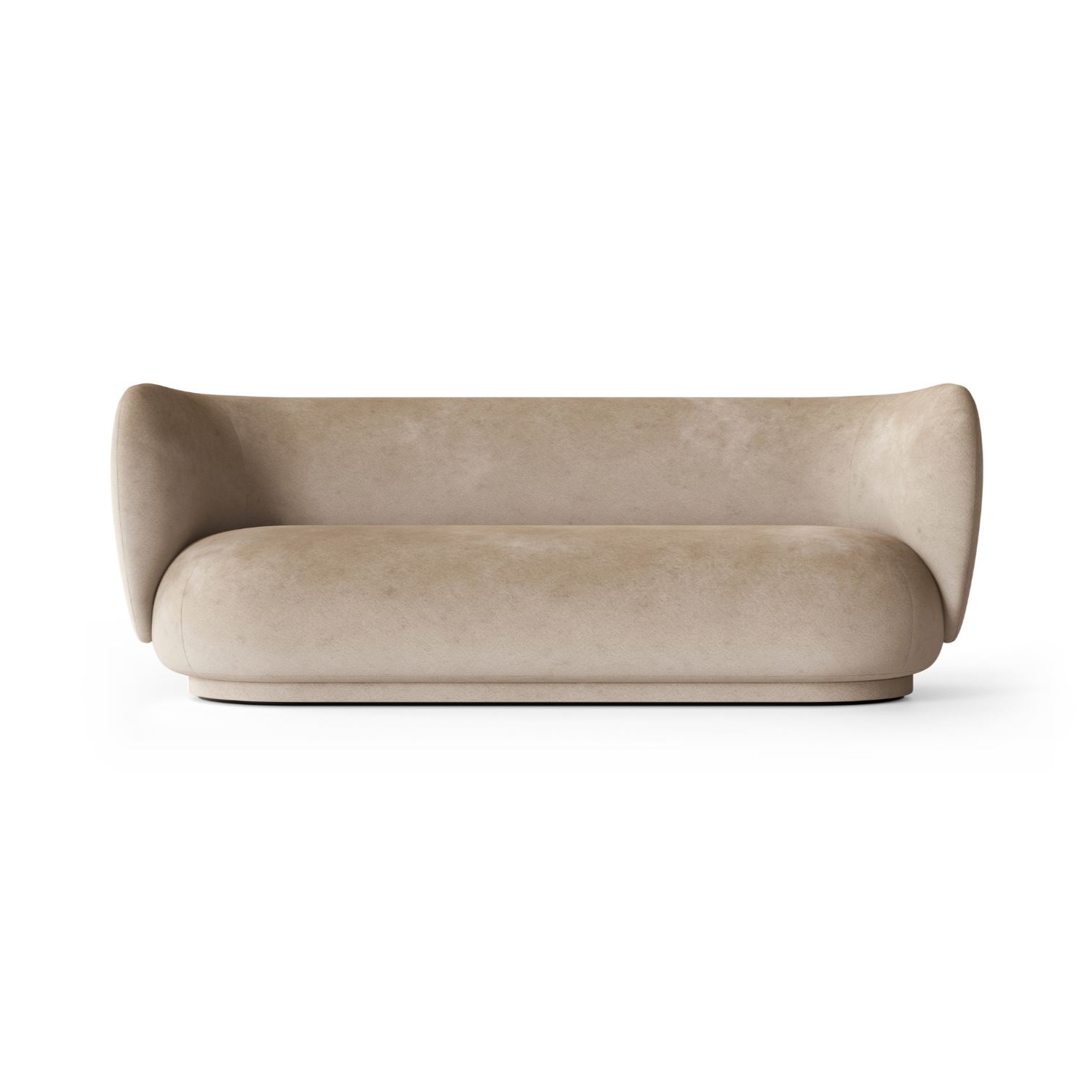 Rico upholstered 3-person sofa