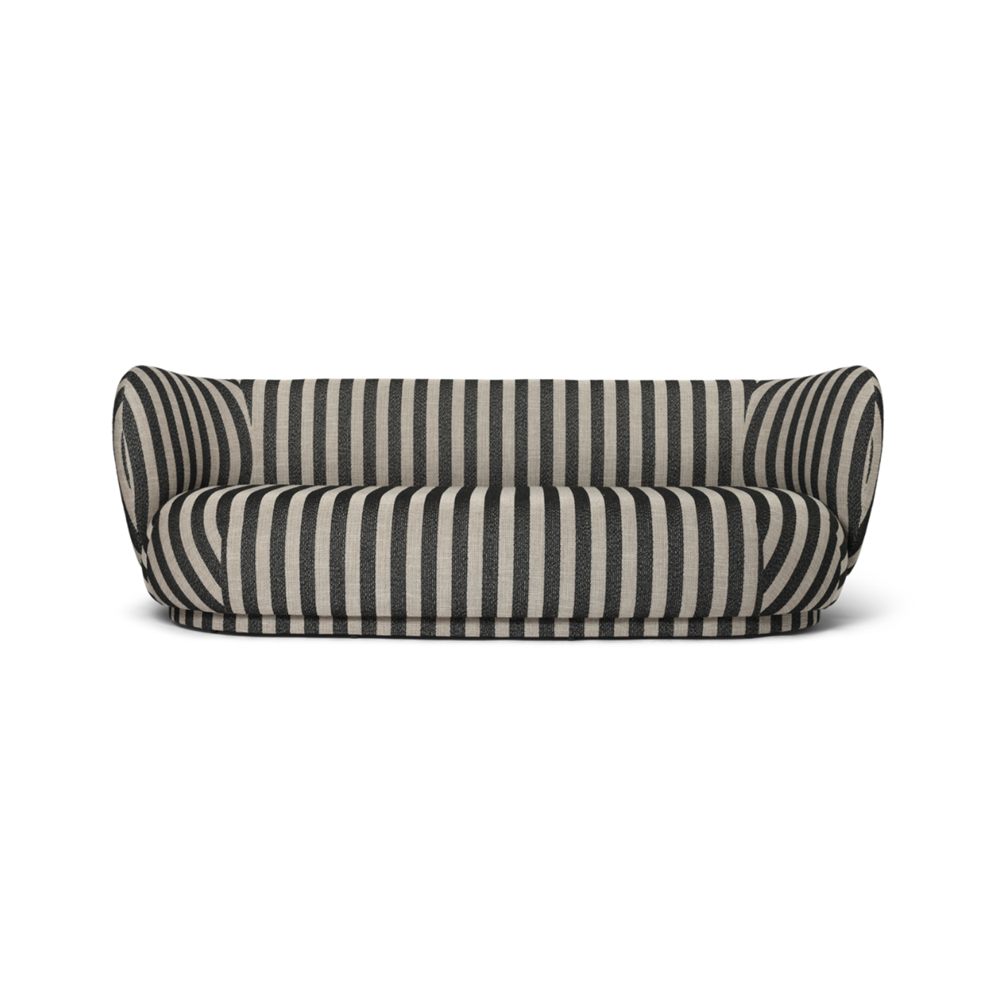 Rico Louisiana black and white sofa