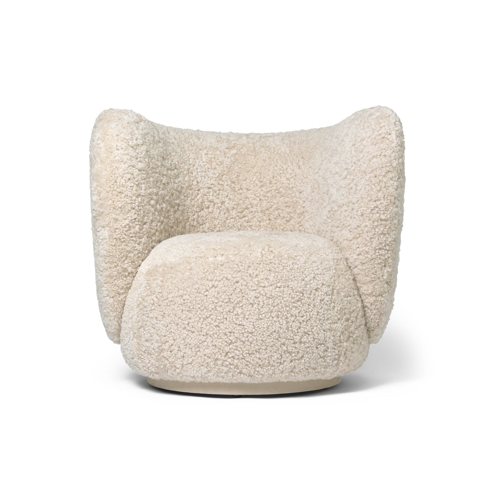 Rico lounge sheepskin cream chair