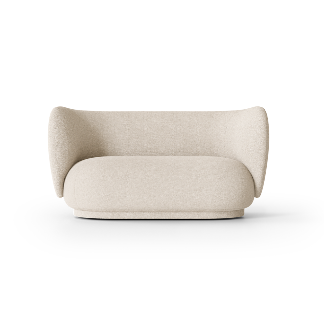 Rico bouclé sofa cream