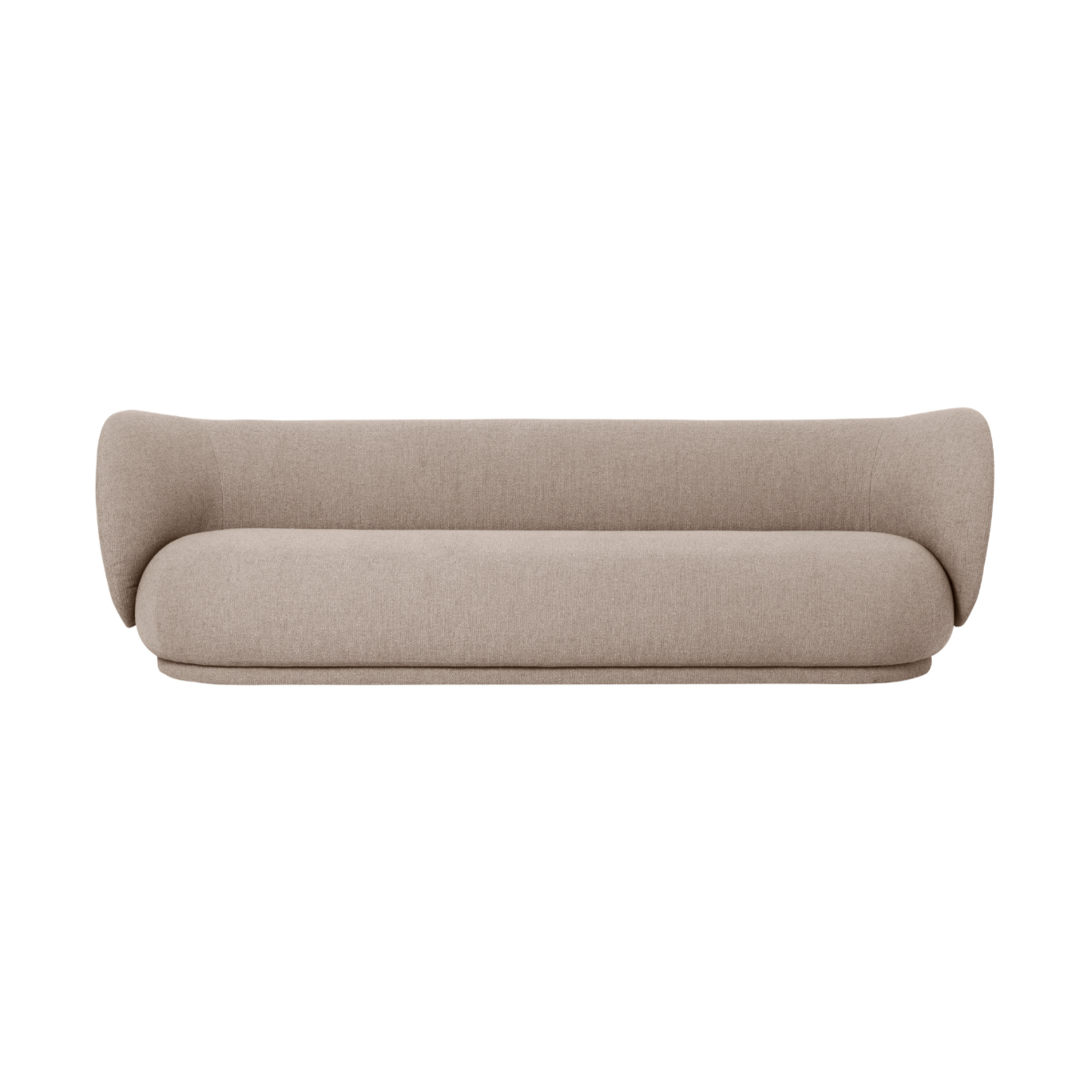 Rico Bouclé Sand 4-person sofa