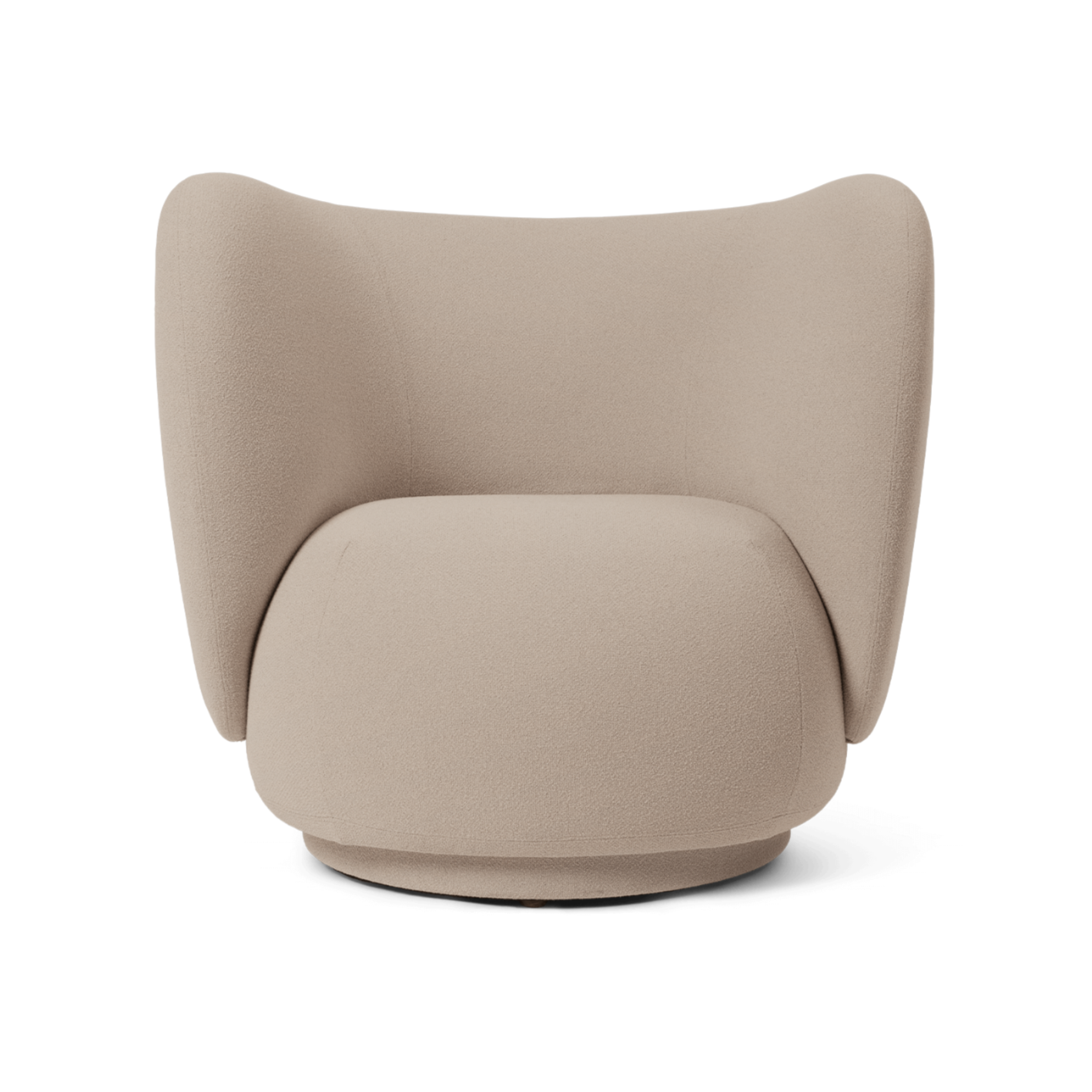 Rico lounge rotary chair beige grain