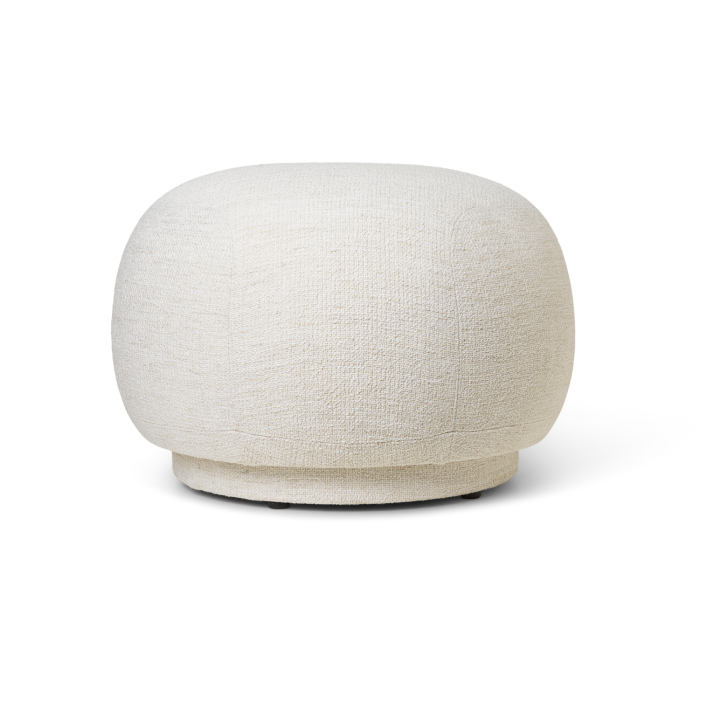 Pouf rico boucle broken white