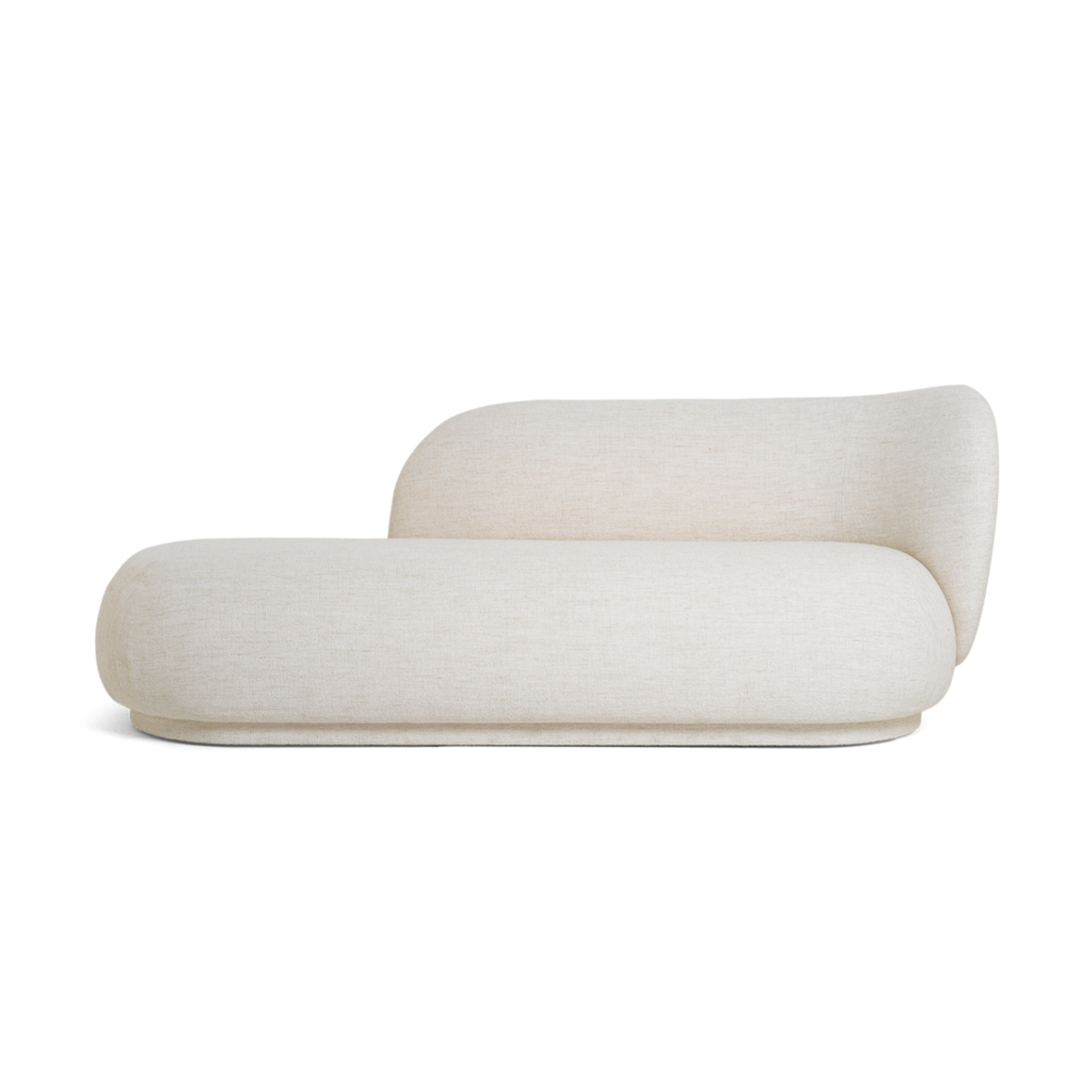 Right sofa rico divan boucle broken white