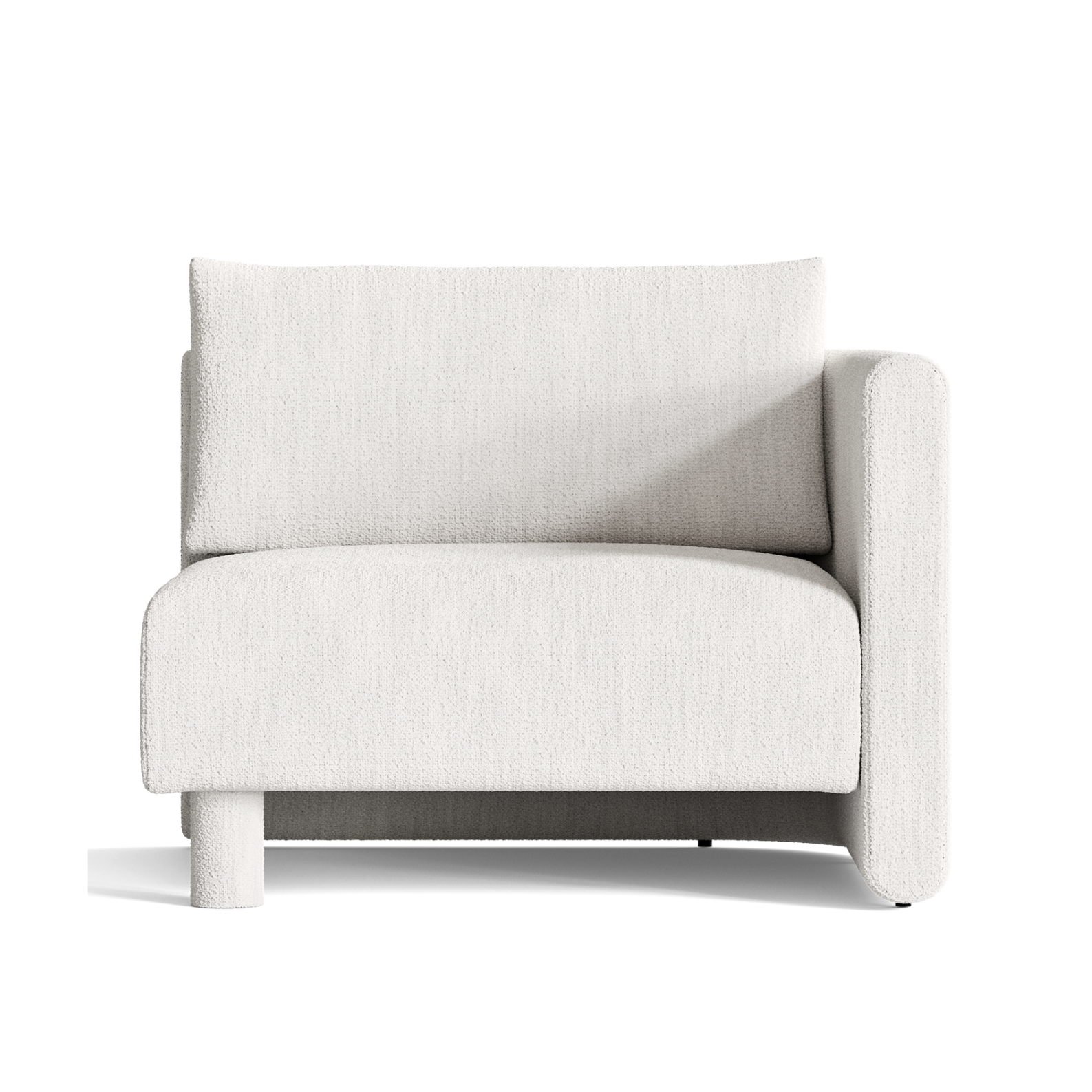 Dase modular sofa - right -handed element upholstered