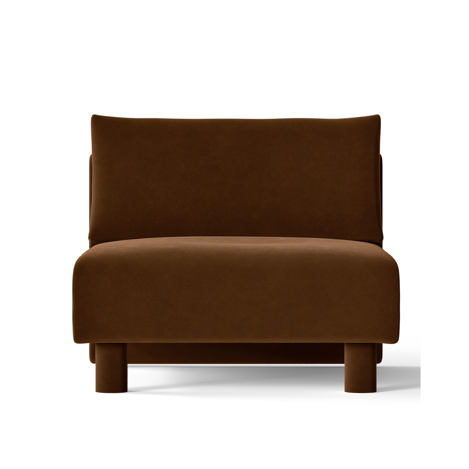 Dase modular sofa - the middle element Rich Velvet brown