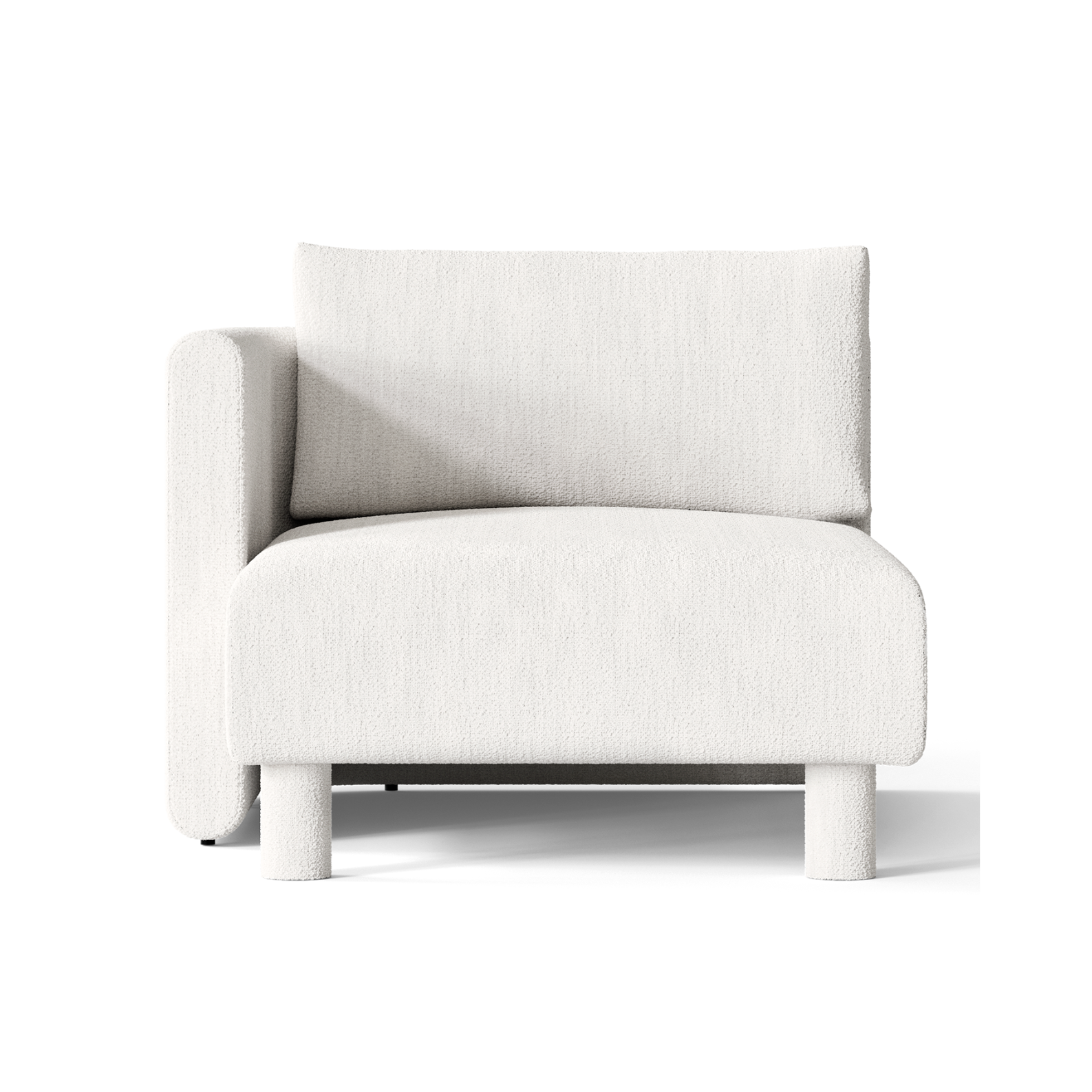 Dase modular sofa - left -handed upholstered chaiselong