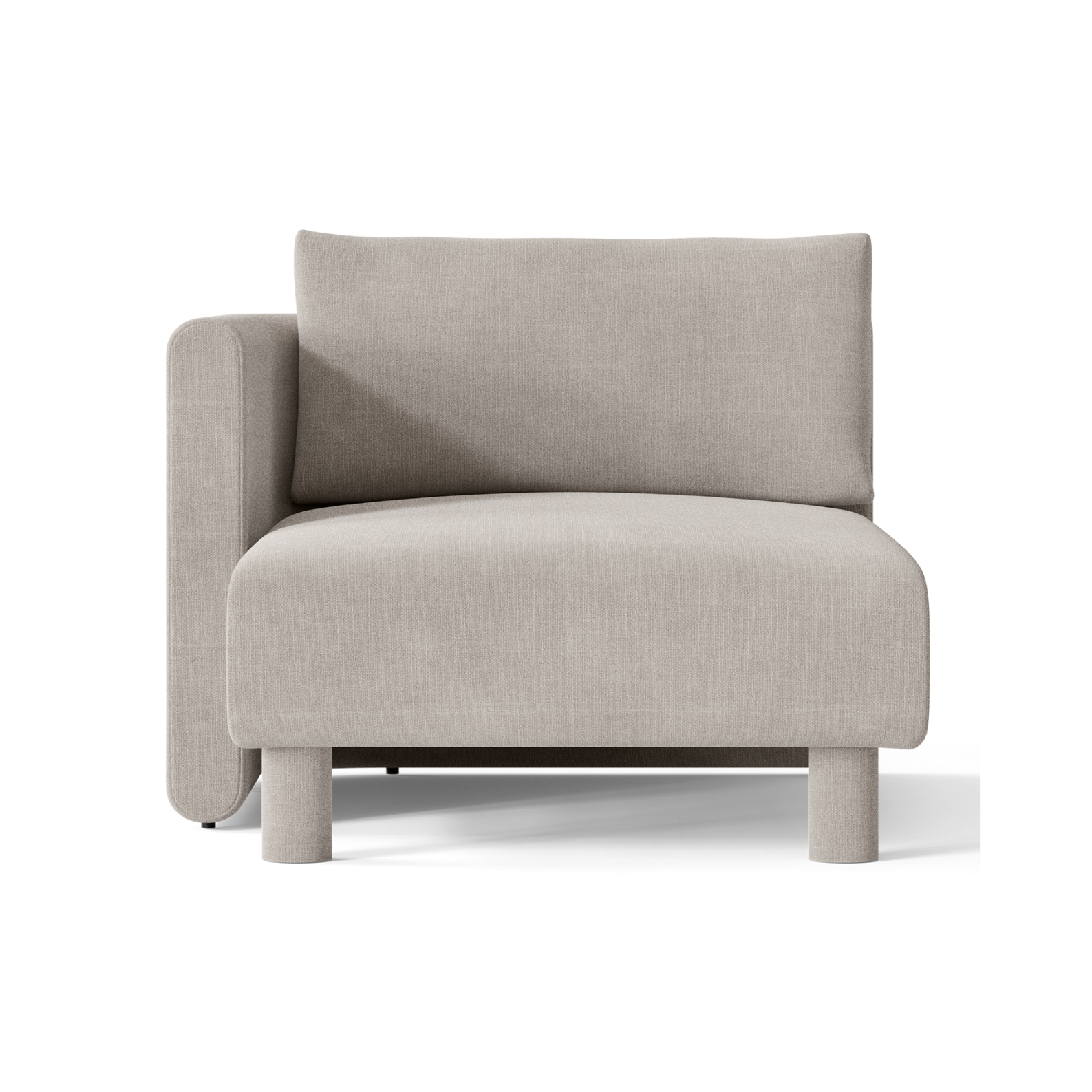 Dase modular sofa - left -handed upholstered chaiselong