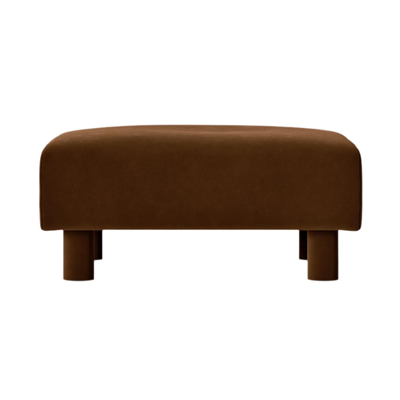 Dase modular sofa - Puff Rich Velvet brown