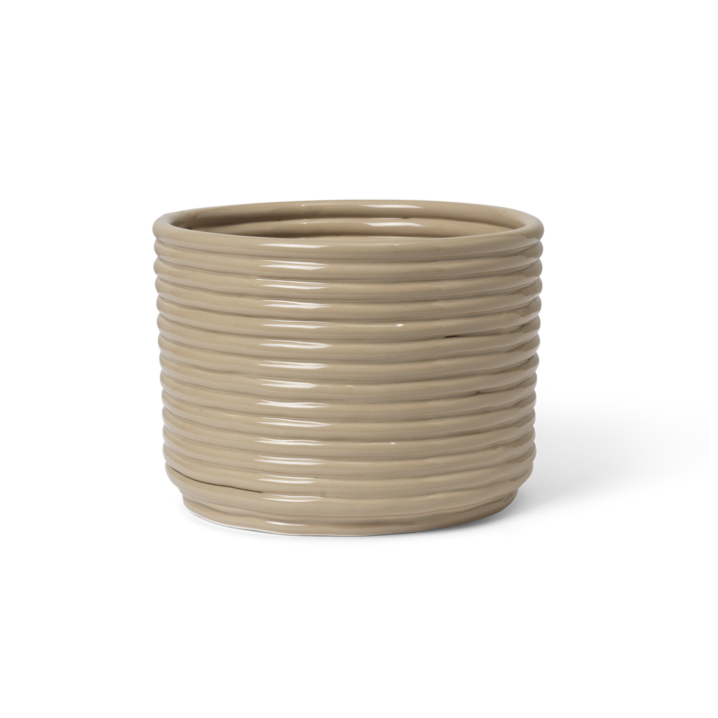 Corduroy pot beige