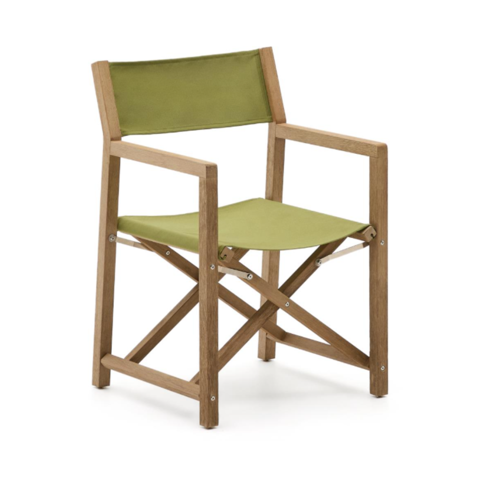 Vilara Zielony external chair with an acacia base [Julia] [Amelia SPR]